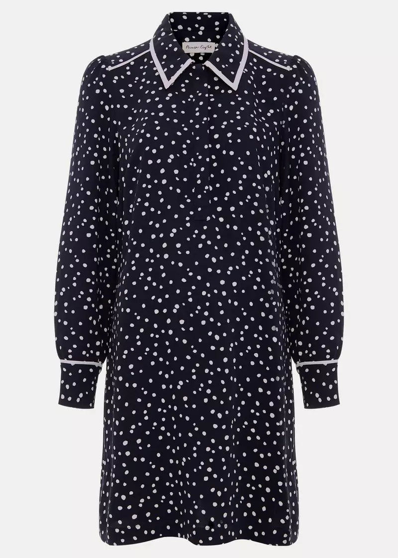 Phase Eight - Kylie Spot Tunic Dress (Size 10) - Like New