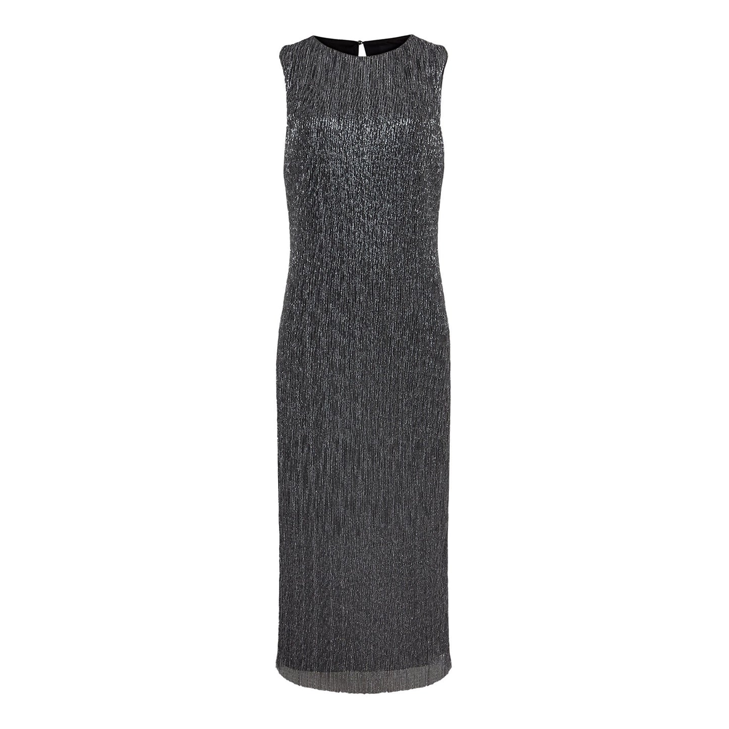 Phase Eight - Alix Plisse Sleeveless Dress (Size 12) - Like New