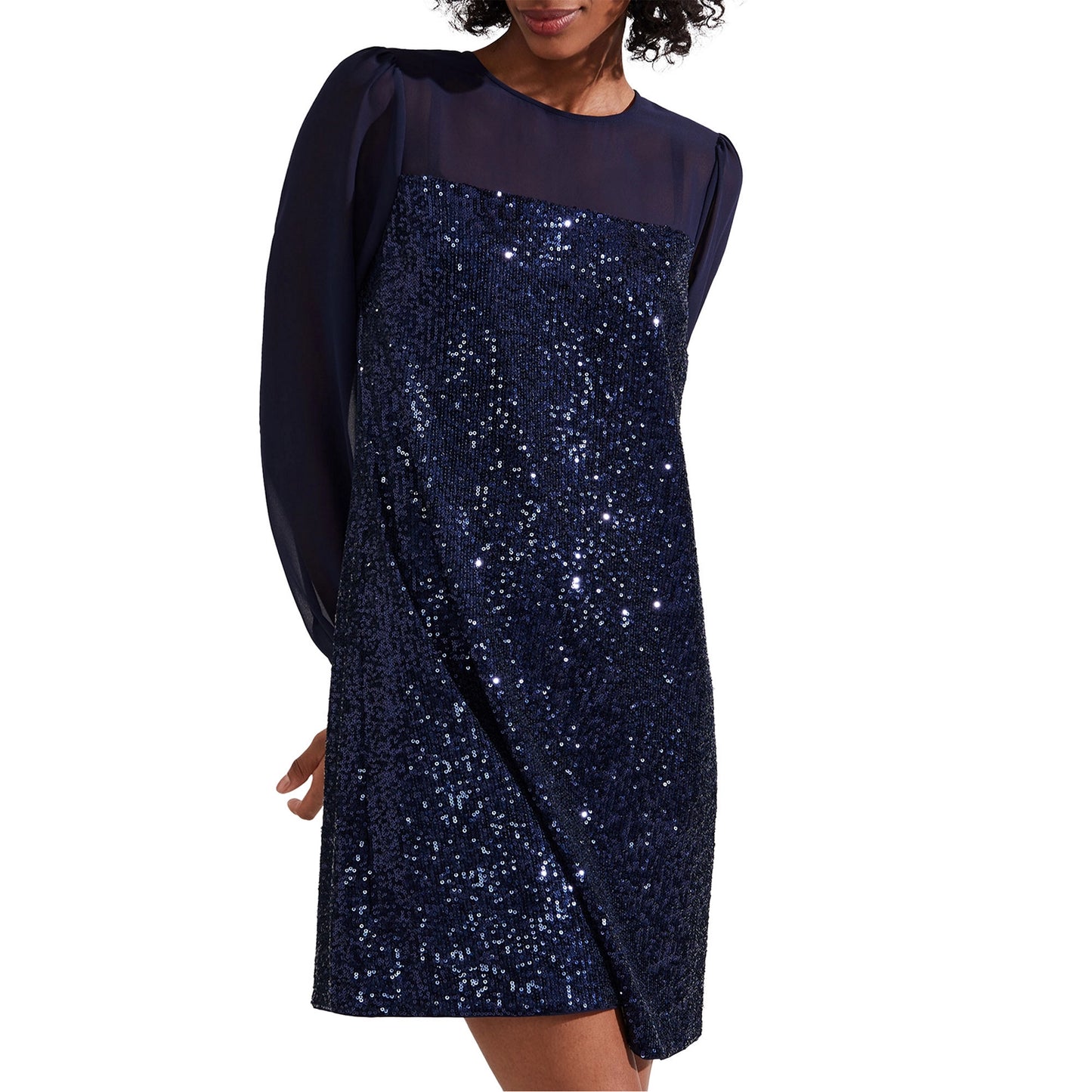 Hobbs - Zariah Sequin Embellished Mini Dress (Size 12) - Like New