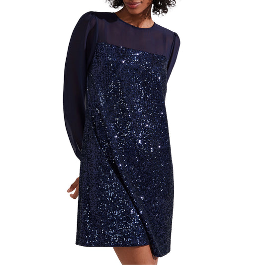 Hobbs - Zariah Sequin Embellished Mini Dress (Size 12) - Like New